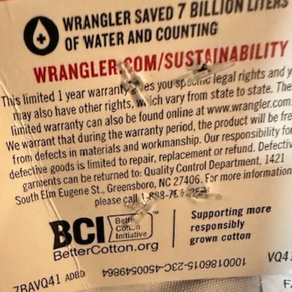 Wrangler Men's Cargo Khaki Black Pants - Sz 42 x 30 NWT - Picture 14 of 14